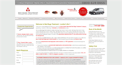 Desktop Screenshot of bedbugstreatment.co.uk